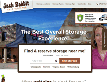 Tablet Screenshot of jackrabbitselfstorage.com